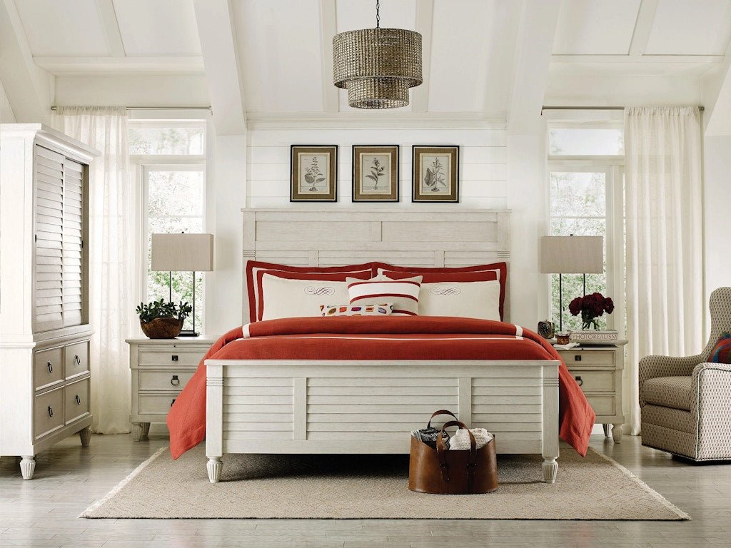 American Drew Acadia Panel Queen Bed Complete 016-304R