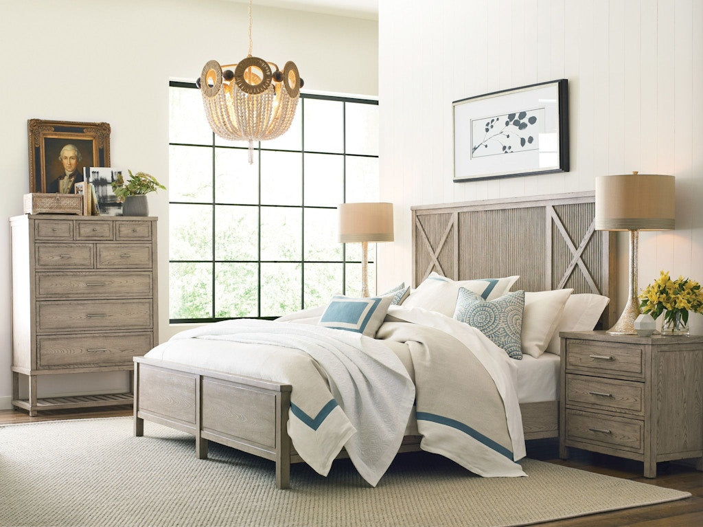 American Drew Canton Panel Queen Bed Complete 924-304R