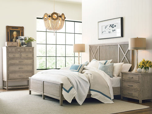 American Drew Canton Panel Queen Bed Complete 924-304R