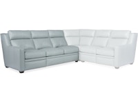 Bradington Young Raymond Left Arm Facing Reclining Sofa with Power Headrest - Two Piece Back 201-61-2