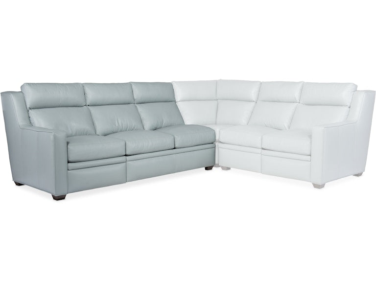 Bradington Young Raymond Left Arm Facing Reclining Sofa with Power Headrest - Two Piece Back 201-61-2