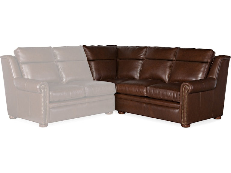 Bradington Young Reece Right Arm Facing Corner Return Sofa - Two Piece Back 202-94-2