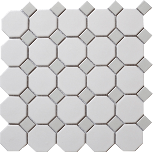 Roca Tile - 12 x 12 Inch Octagon Mosaic
