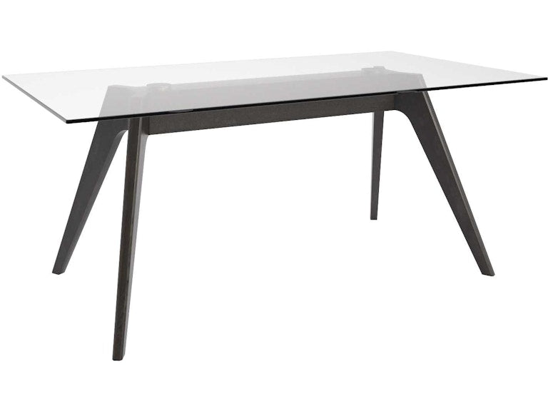 Canadel Rectangular Glass Table GRE04072CL05MDQNF