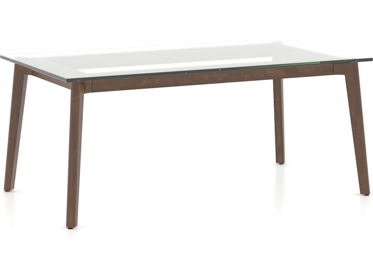 Canadel Rectangular Glass Table GRE04072CL19MGRNF