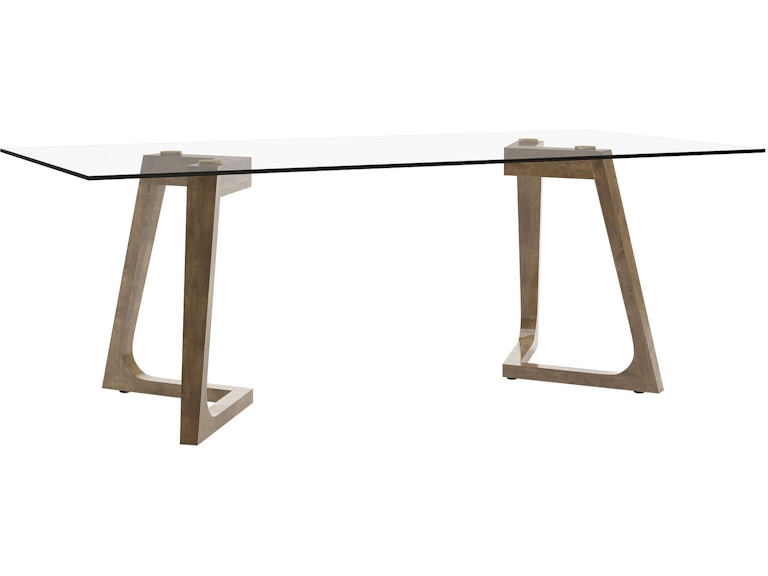 Canadel Rectangular Glass Table GRE04084CL25MMNNF