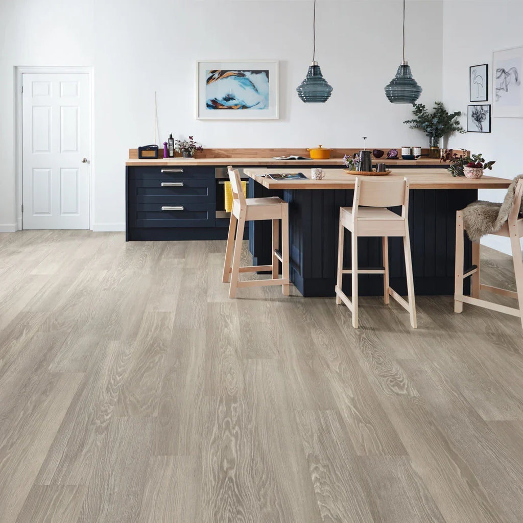 Karndean Luxury Vinyl Knight Tile Grey Limed Oak