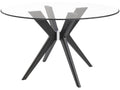 Canadel Round Glass Table GRN05454CL05MDPNF