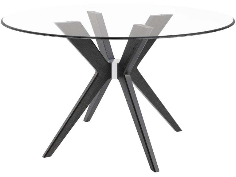 Canadel Round Glass Table GRN05454CL05MDPNF