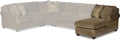 Bradington Young Warner Right Arm Facing Chaise Lounge 220-42