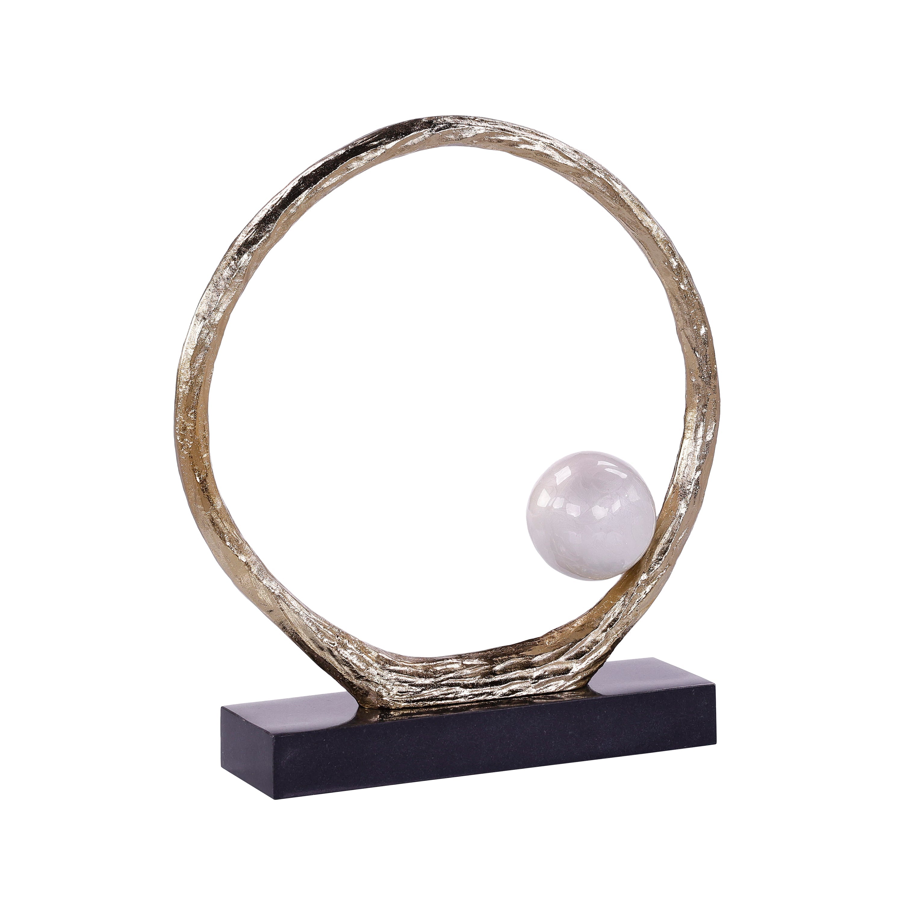 Anello di Perle Sculpture on Iron Base, Large | John-Richard - JRA-15228