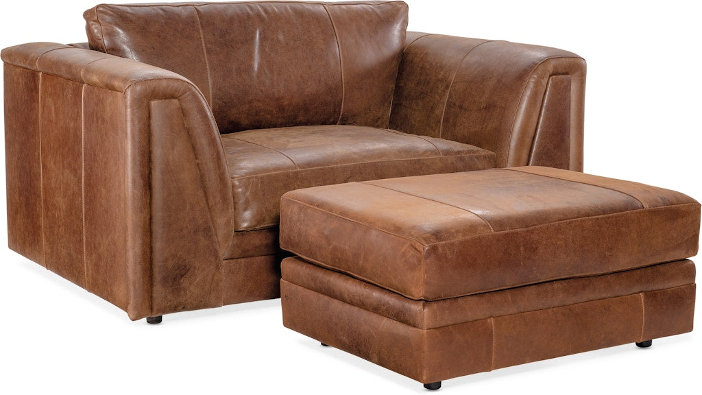 Bradington Young Crew Ottoman 742-OT