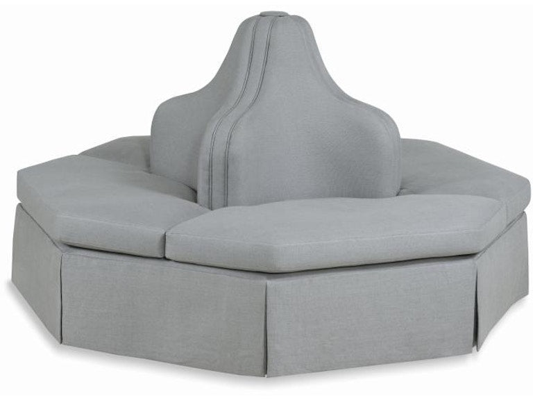 Century Furniture Clara Skirted Tete-a-tete i3-44-1033