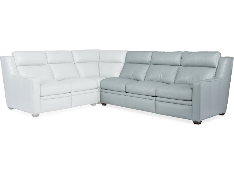 Bradington Young Raymond Right Arm Facing Reclining Sofa with Power Headrest - Two Piece Back 201-62-2