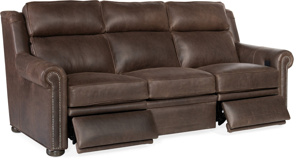 Bradington Young Reece Reclining Sofa with Power Headrest - Two Piece Back 202-90-2