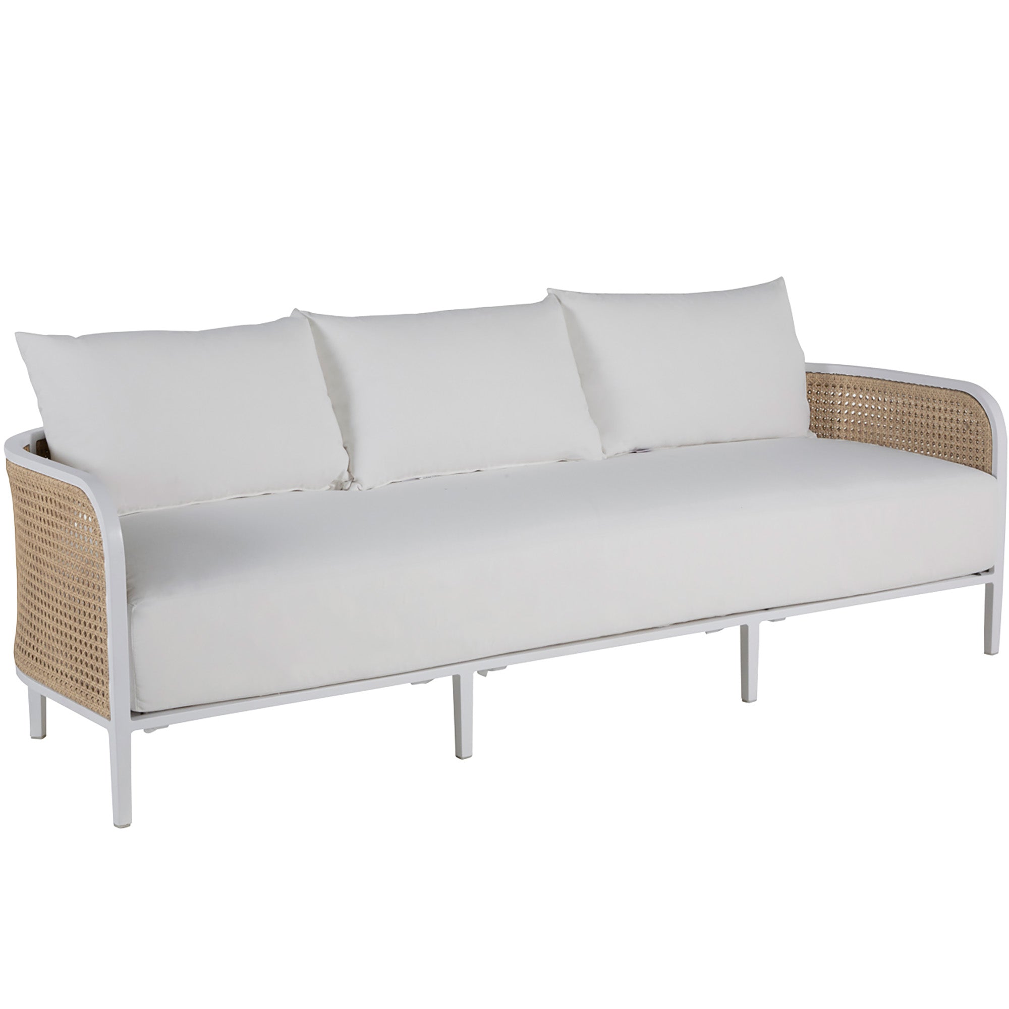 Havana Cane Resin Wicker Outdoor Sofa