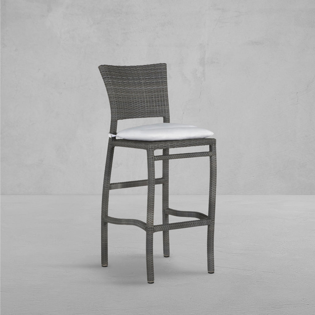 Skye Woven N-Dura Resin Wicker Outdoor Bar Stool