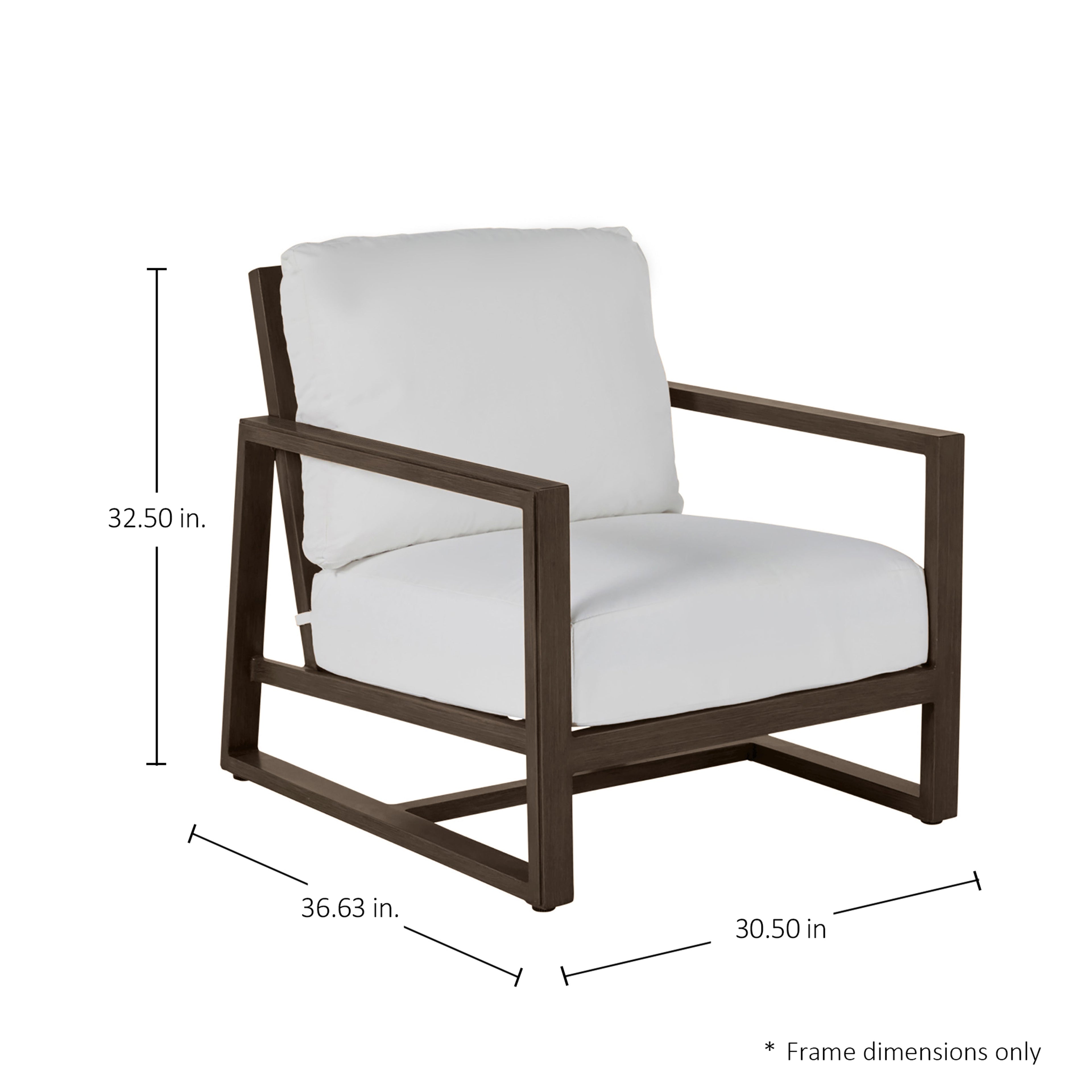 Avondale Aluminum Outdoor Lounge Chair