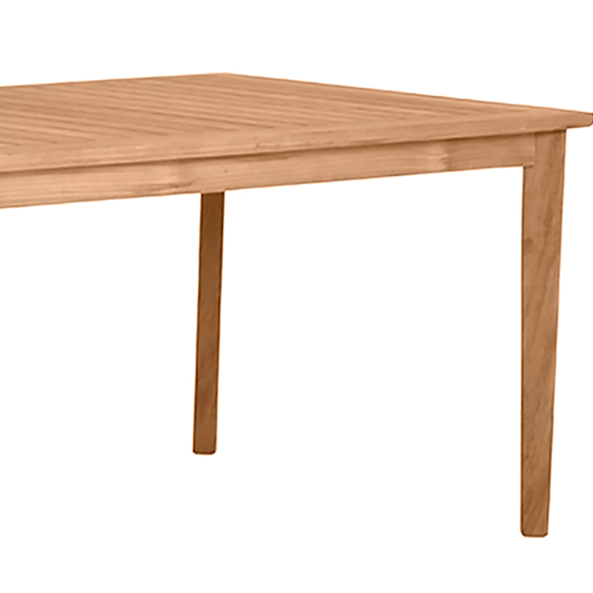 Woodlawn Rectangle Outdoor Slatted Dining Table
