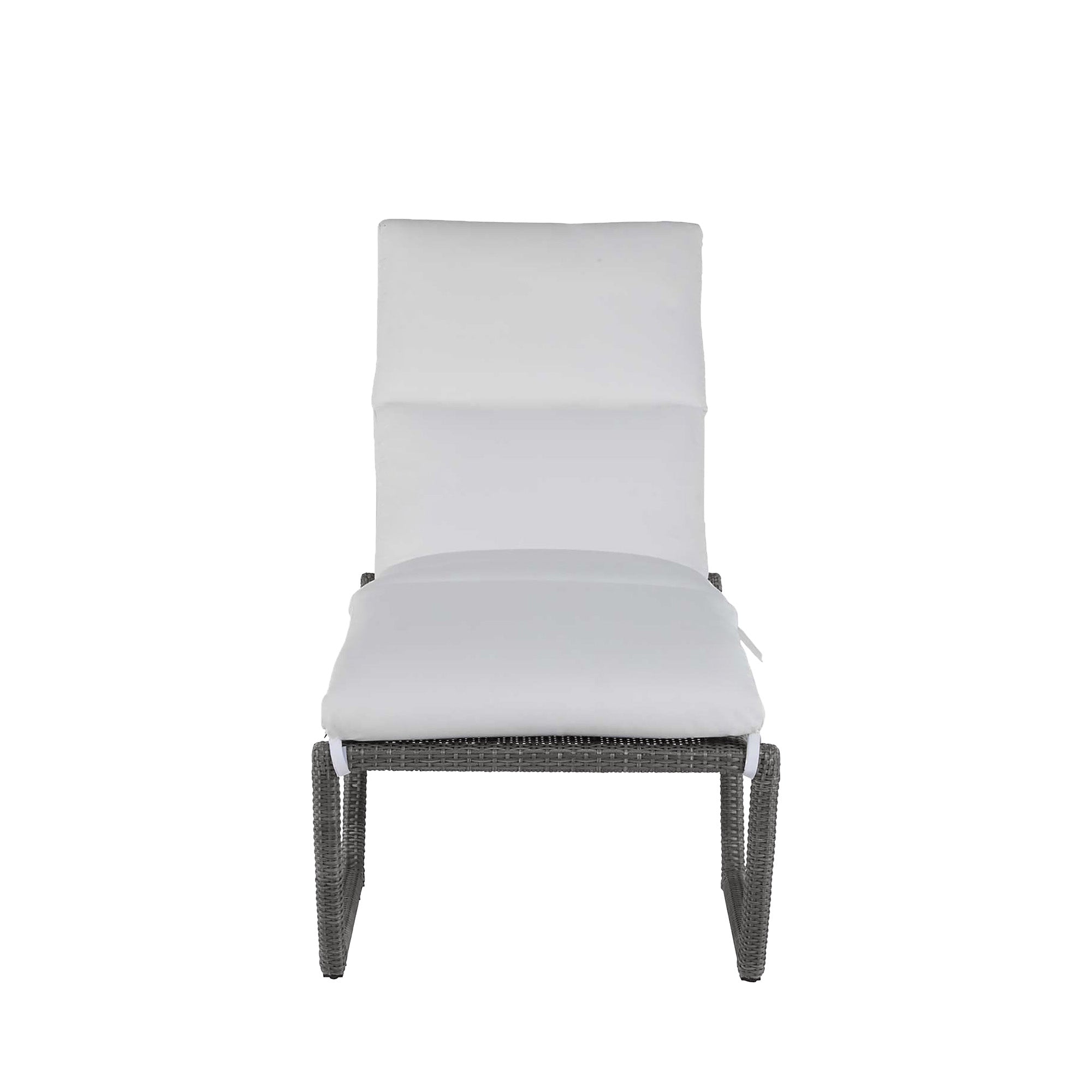 Skye Wicker Outdoor Armless Chaise Lounge
