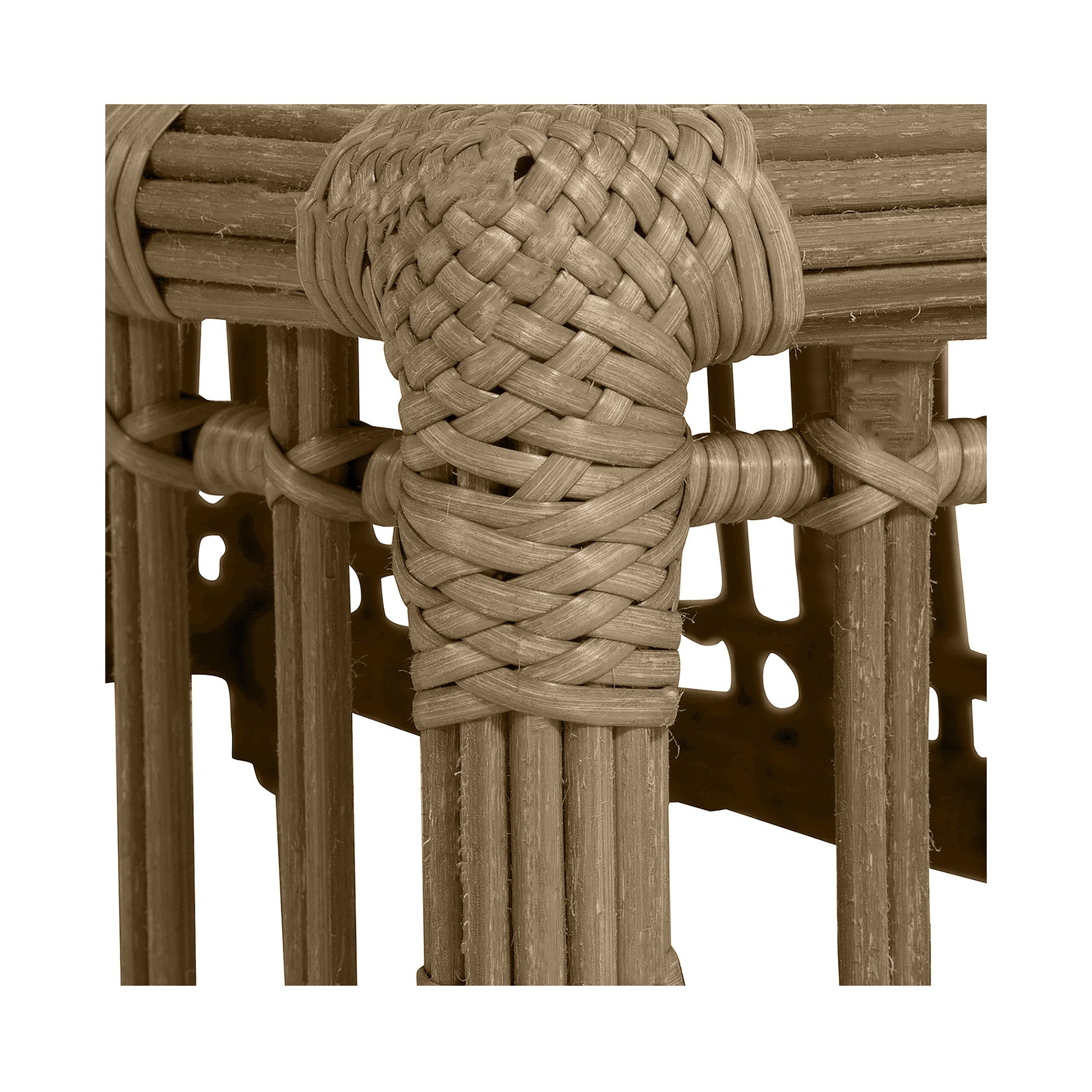 Newport N-Dura Resin Wicker Outdoor Woven Ottoman