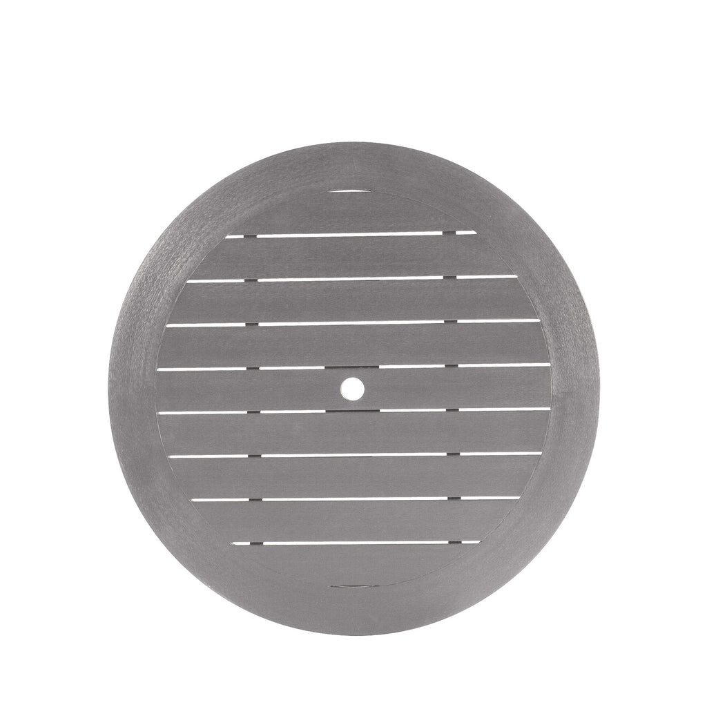 Brookings 60" Round Outdoor Slatted Dining Table