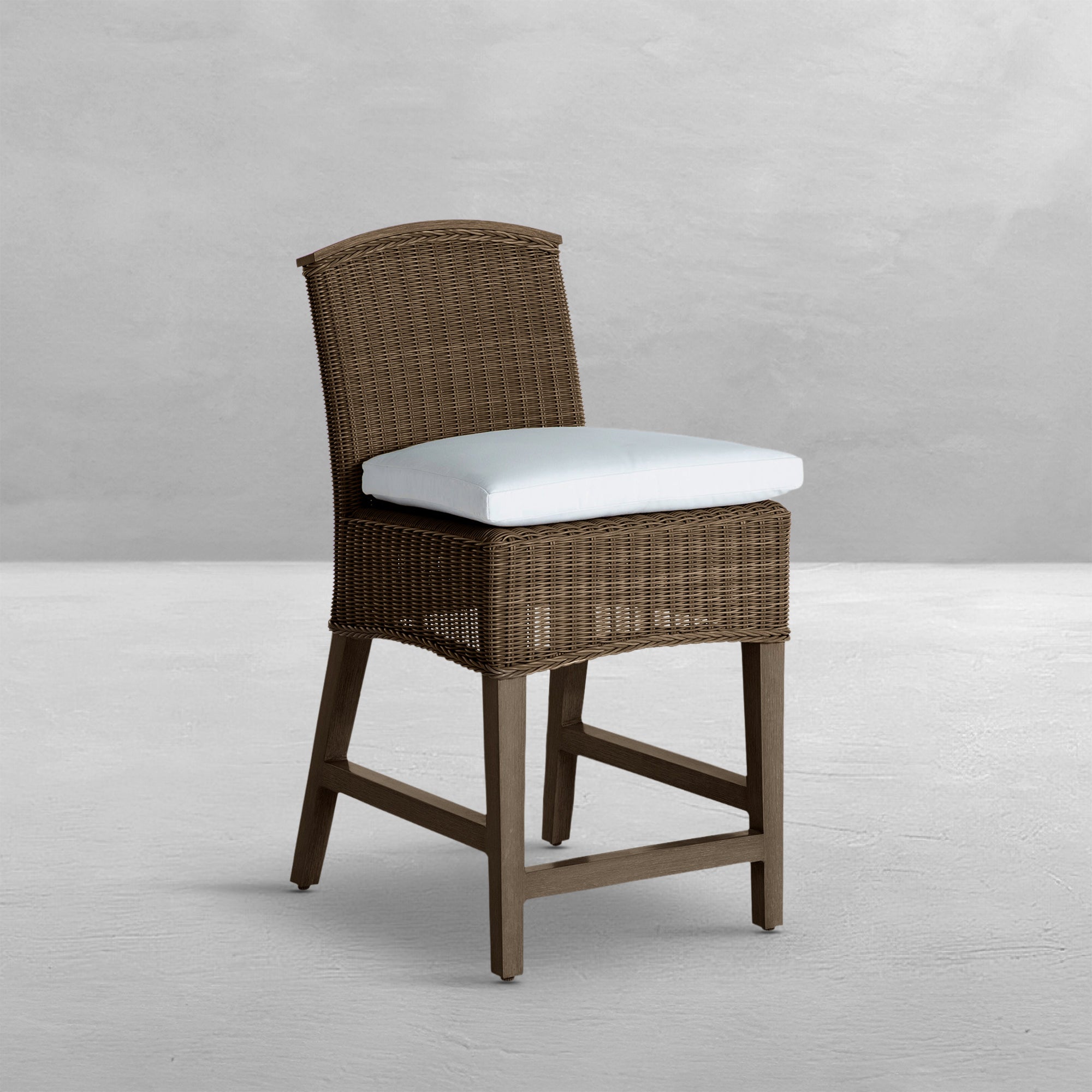 Astoria Resin Wicker Outdoor Counter Stool