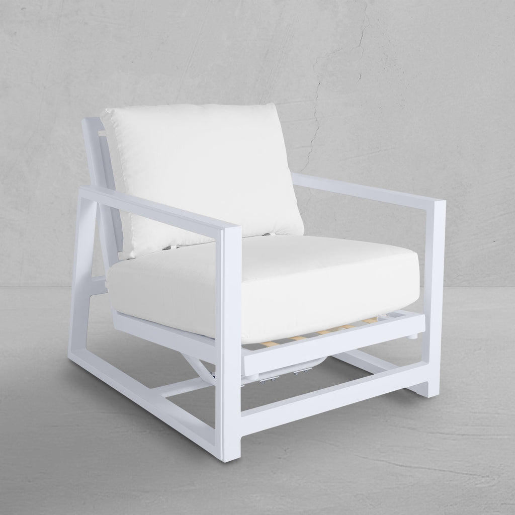 Avondale Aluminum Outdoor Spring Lounge Chair