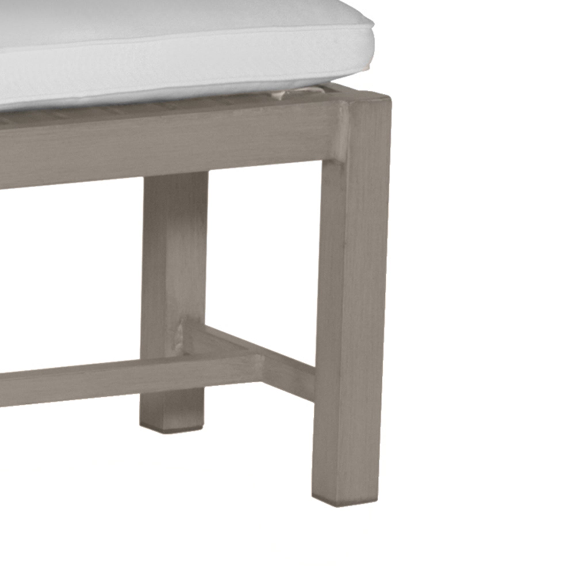 Club Teak Backless Outdoor Bench