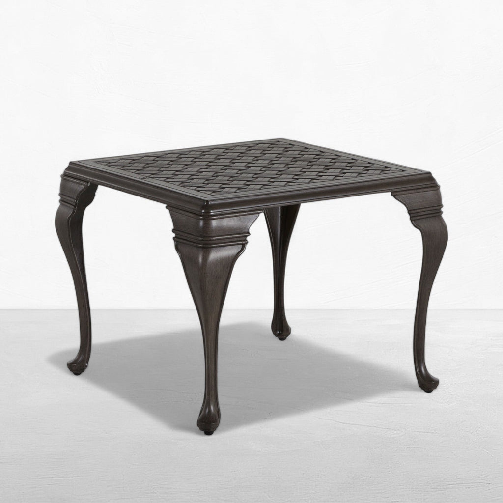 Provance Aluminum 25.5" Square Outdoor End Table
