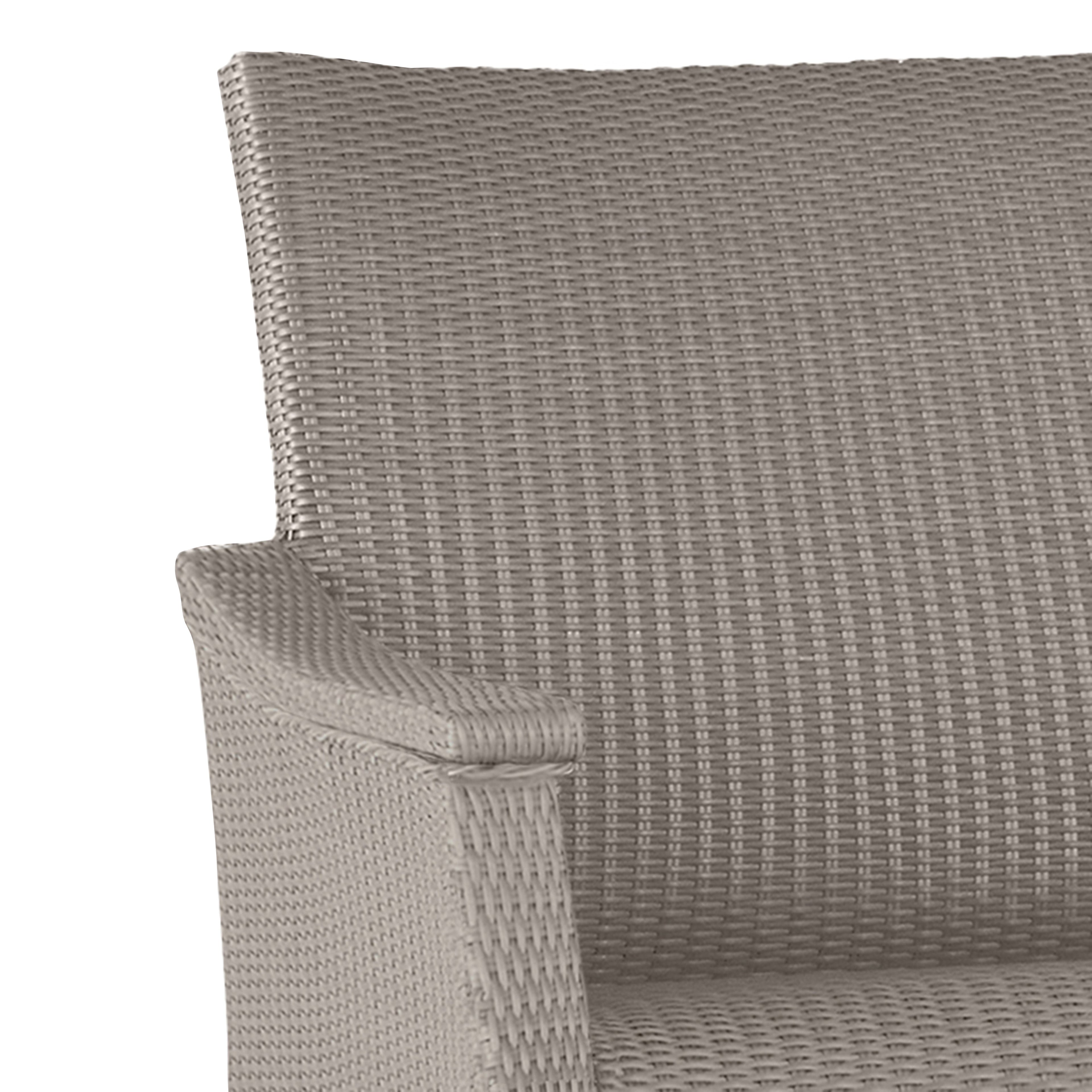 Bentley Woven Resin Wicker Outdoor Loveseat