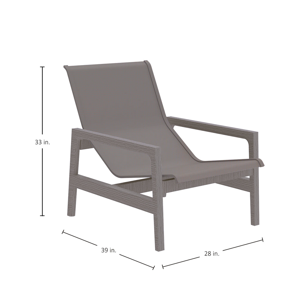 Seashore N-Dura Wood Outdoor Easy Chair