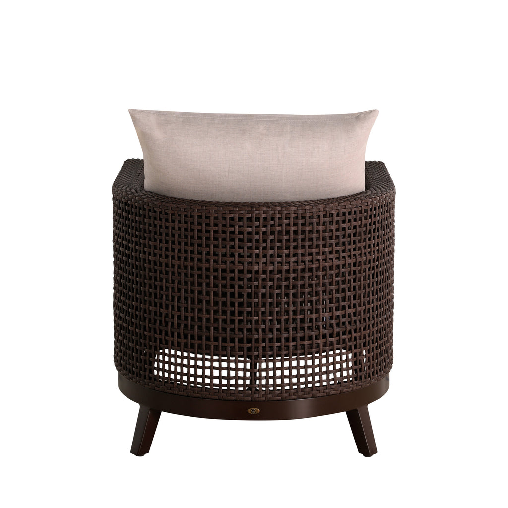 Peninsula Resin Wicker Outdoor Barrel Chair