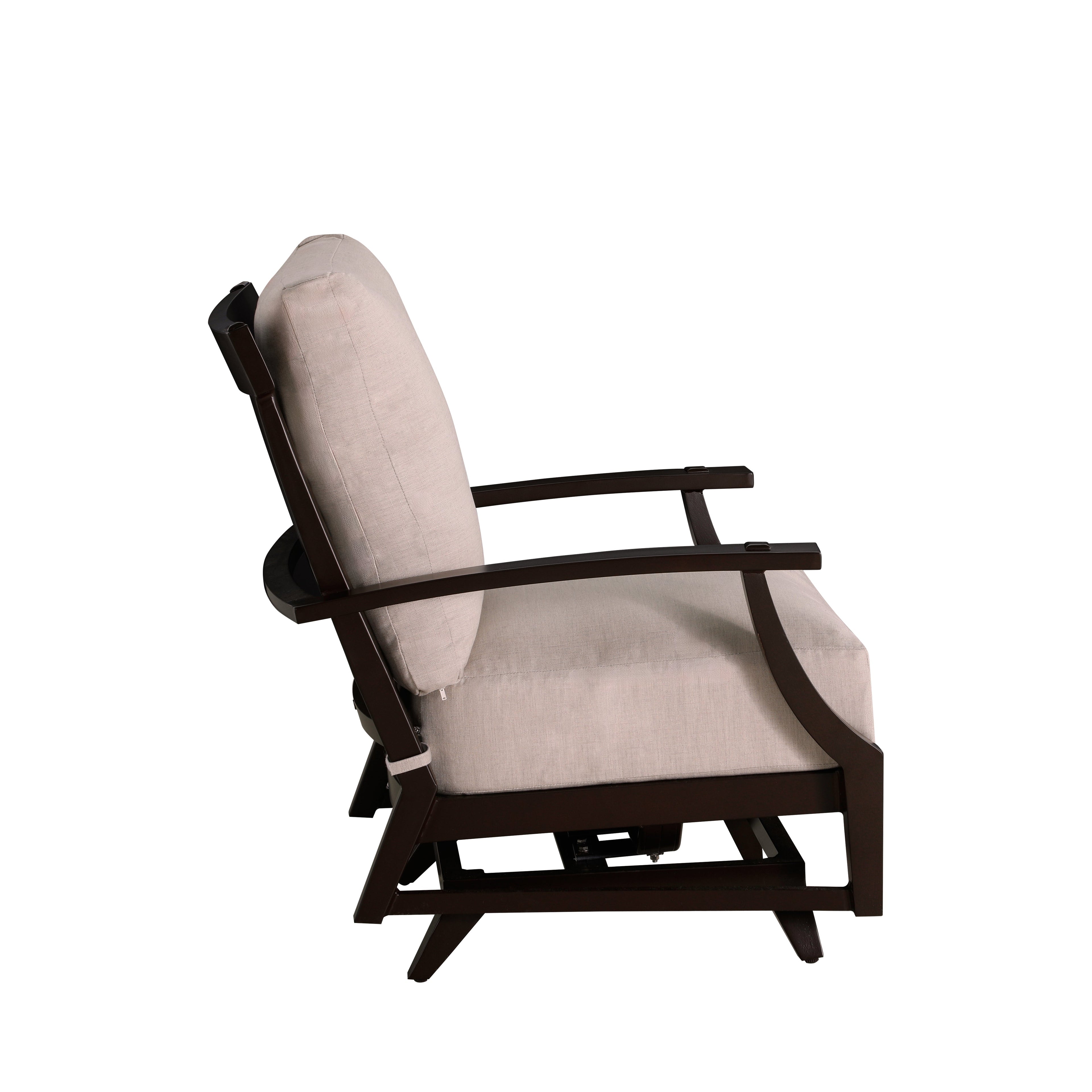 Croquet Cast Aluminum Spring Lounge Chair