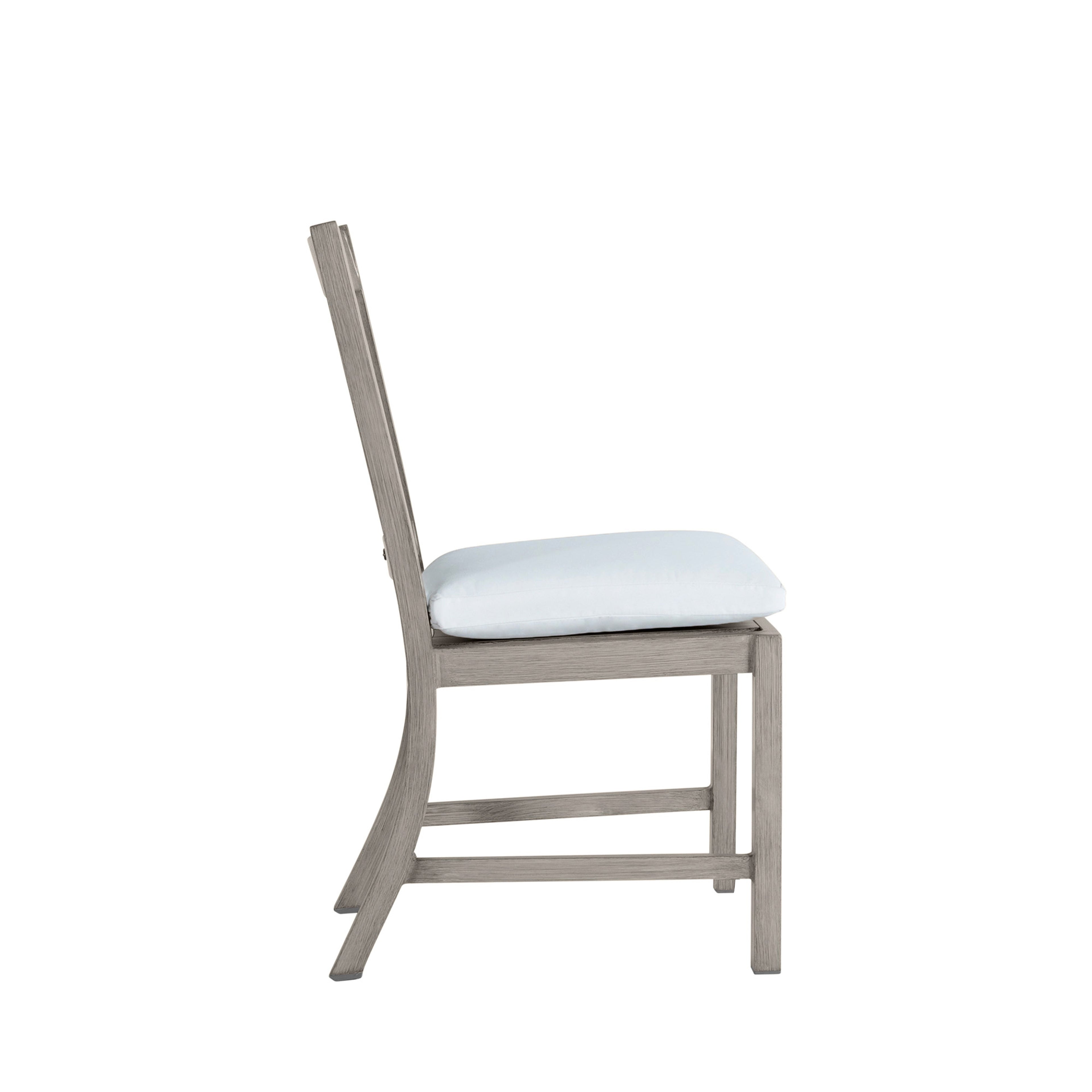 Club Croquet Aluminum Outdoor Side Chair