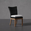 Montauk Resin Wicker Teak Outdoor Side Chair