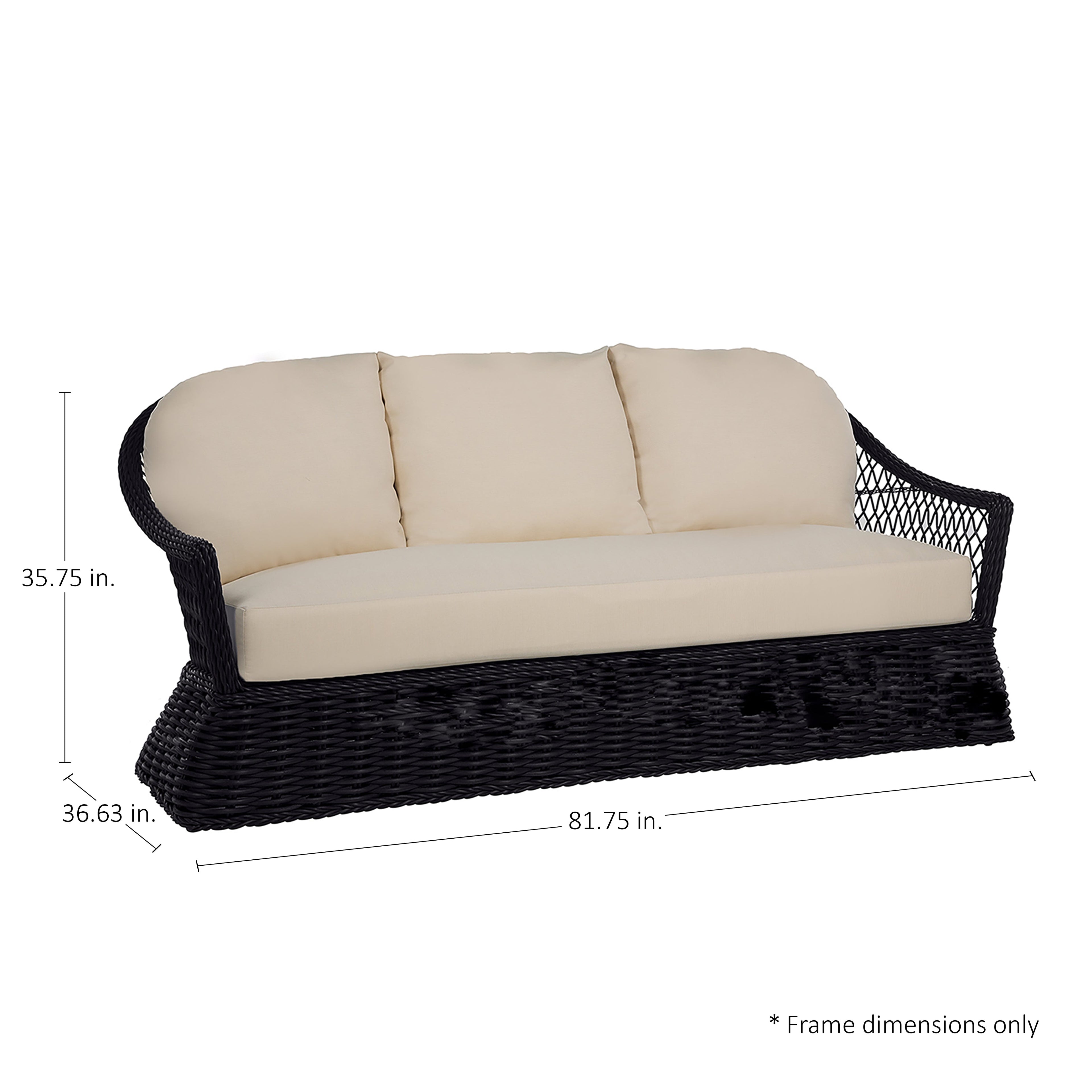 Soho Resin Wicker Outdoor Sofa