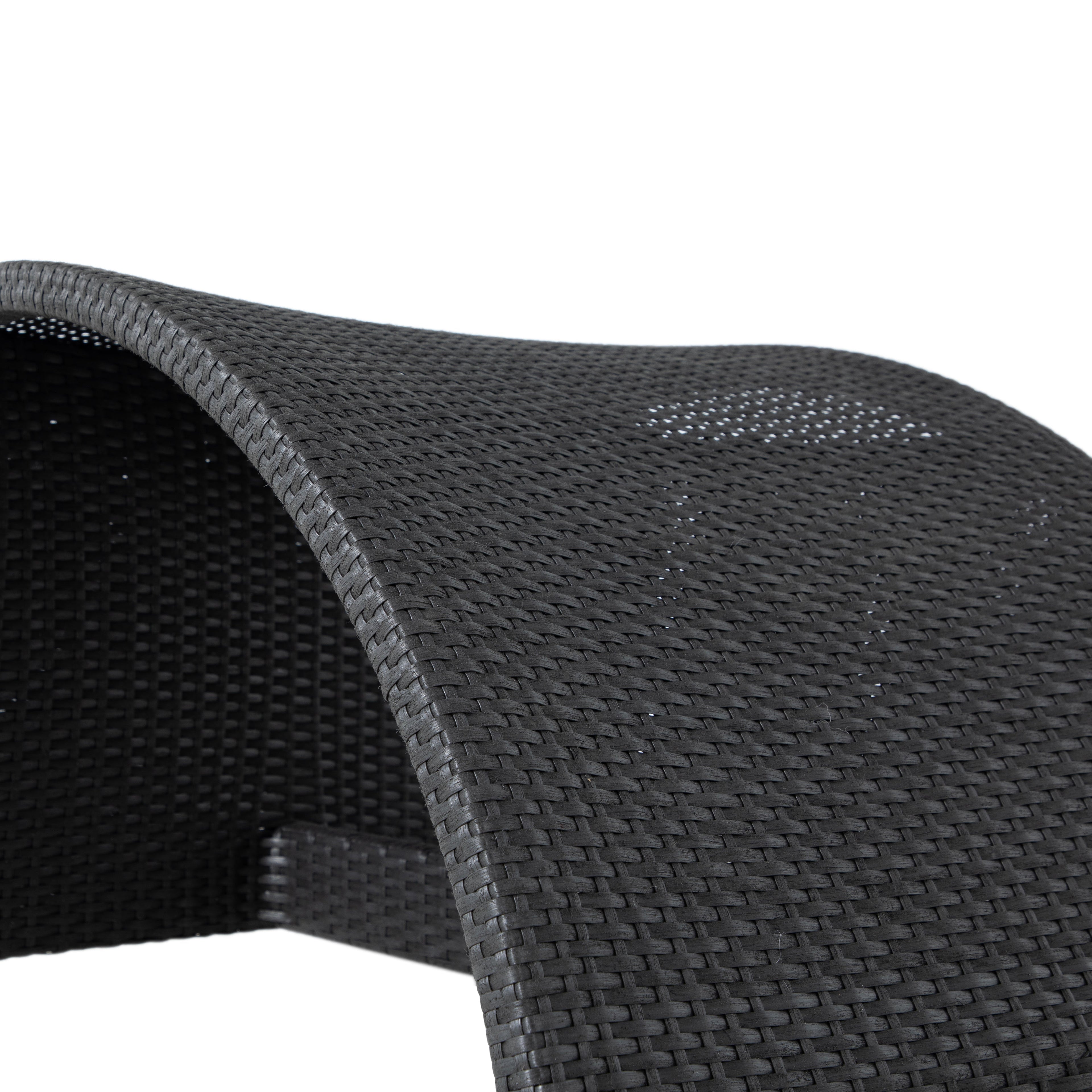 Halo N-Dura Resin Wicker Outdoor Woven Ottoman