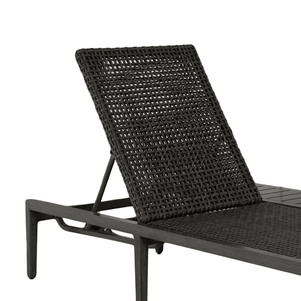 Harbor Wicker Outdoor Armless Chaise Lounge