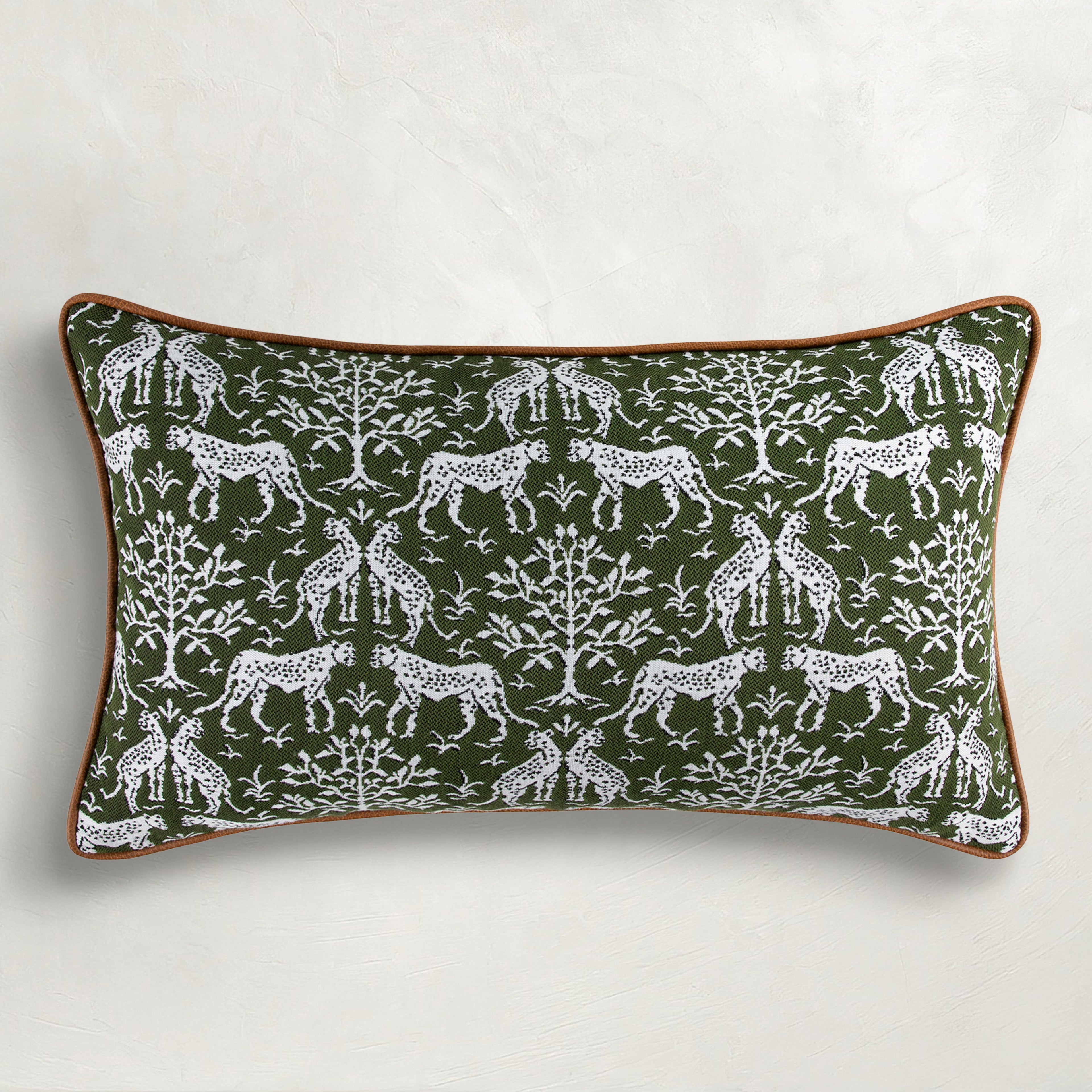 Funky Cheetah Outdoor Lumbar Pillow