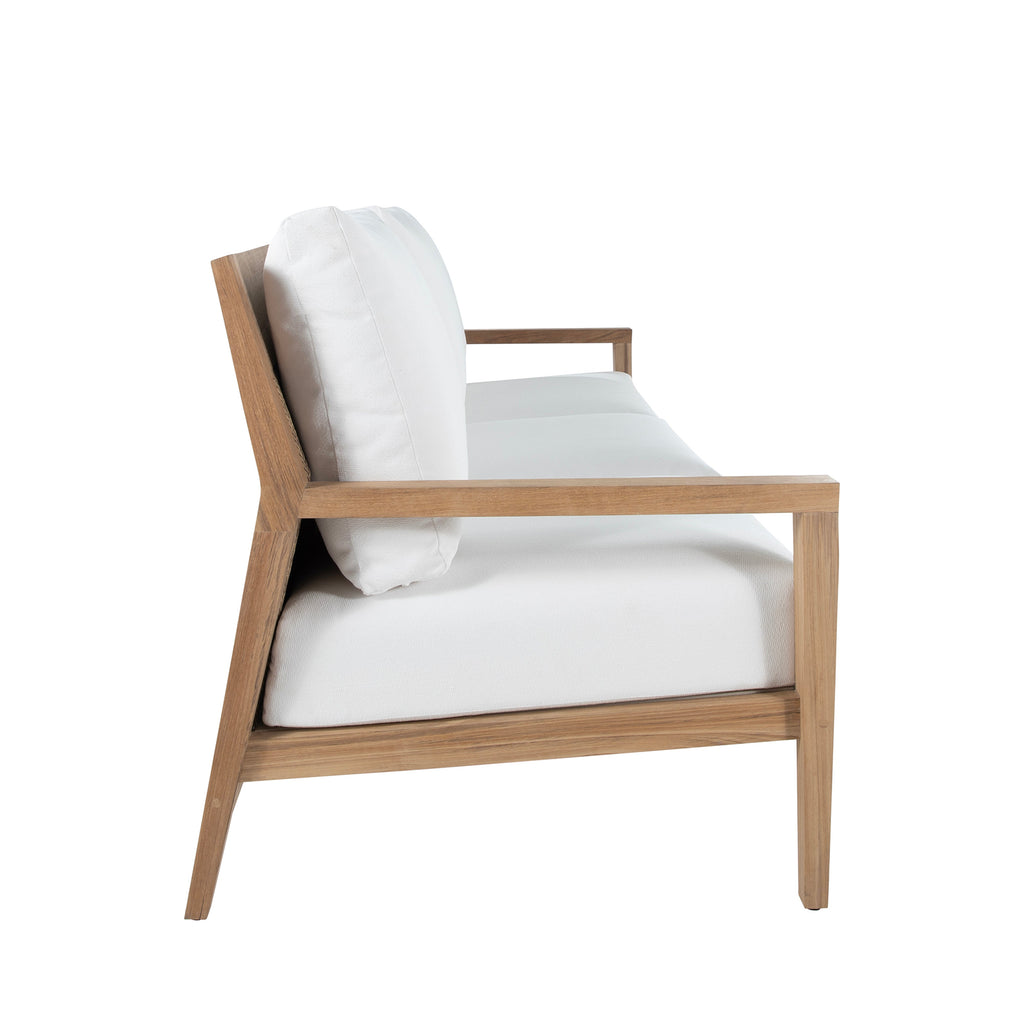 Savannah Teak Wicker Outdoor Sofa