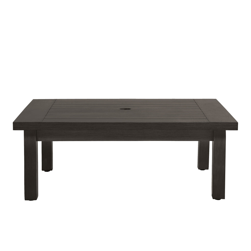 Club Aluminum 43" Square Outdoor Coffee Table