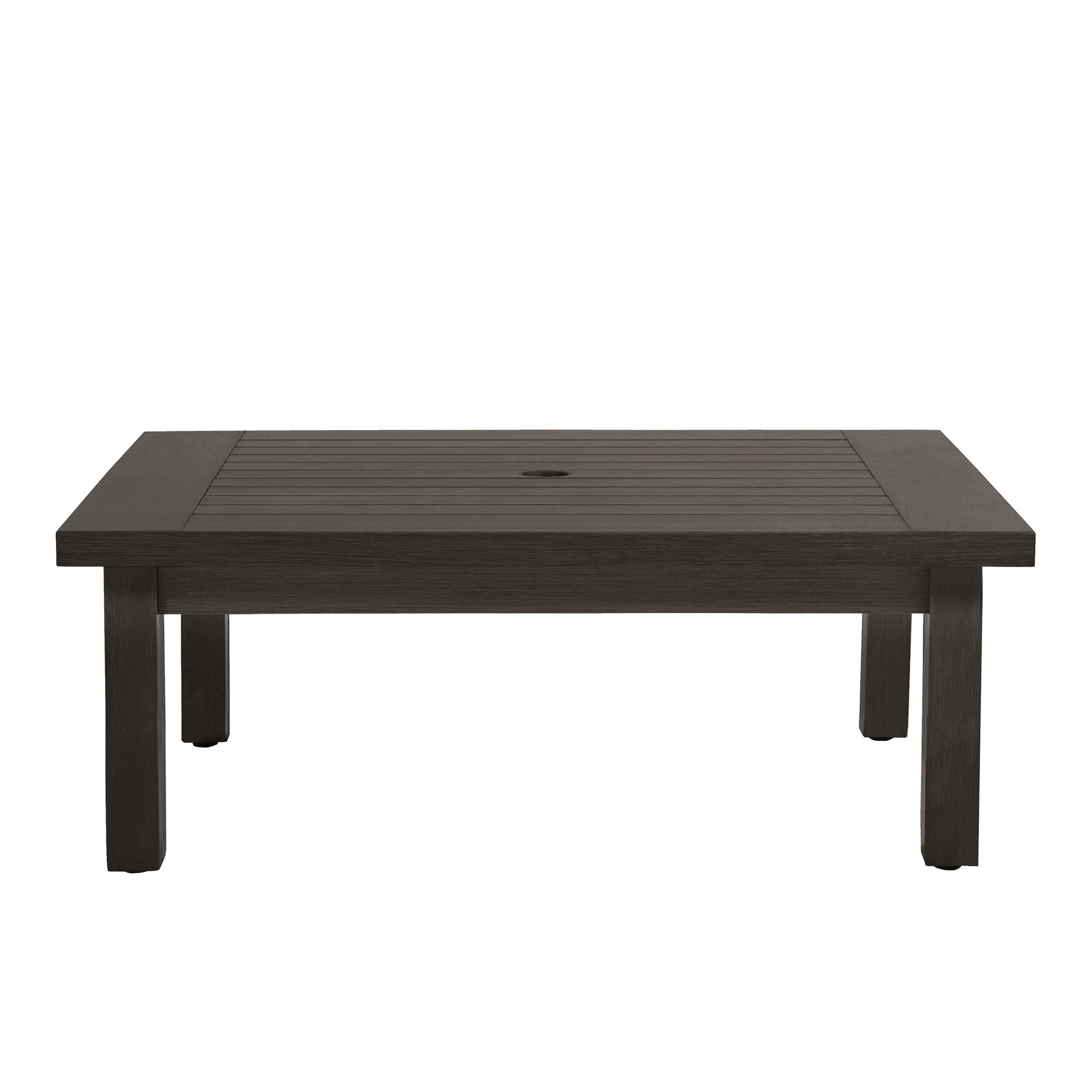 Club Aluminum 43" Square Outdoor Coffee Table