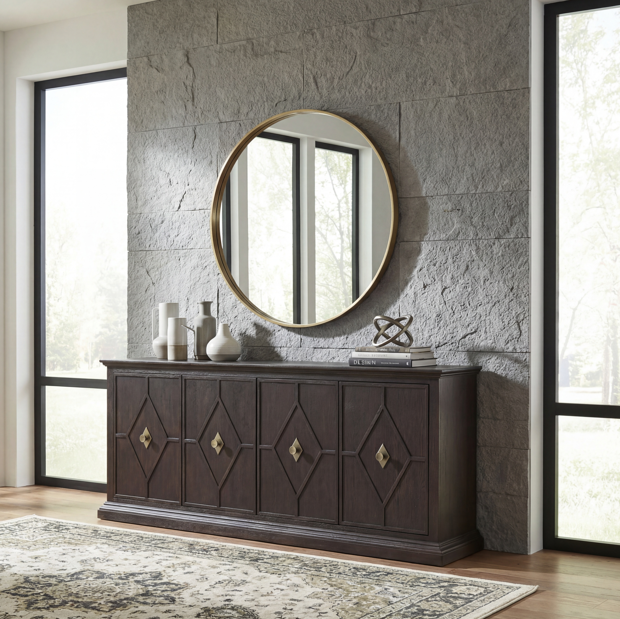 Driftwood Entertainment Credenza Room Image 2