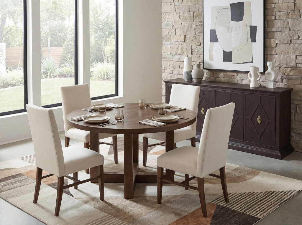 Driftwood 60" Round Dining Table