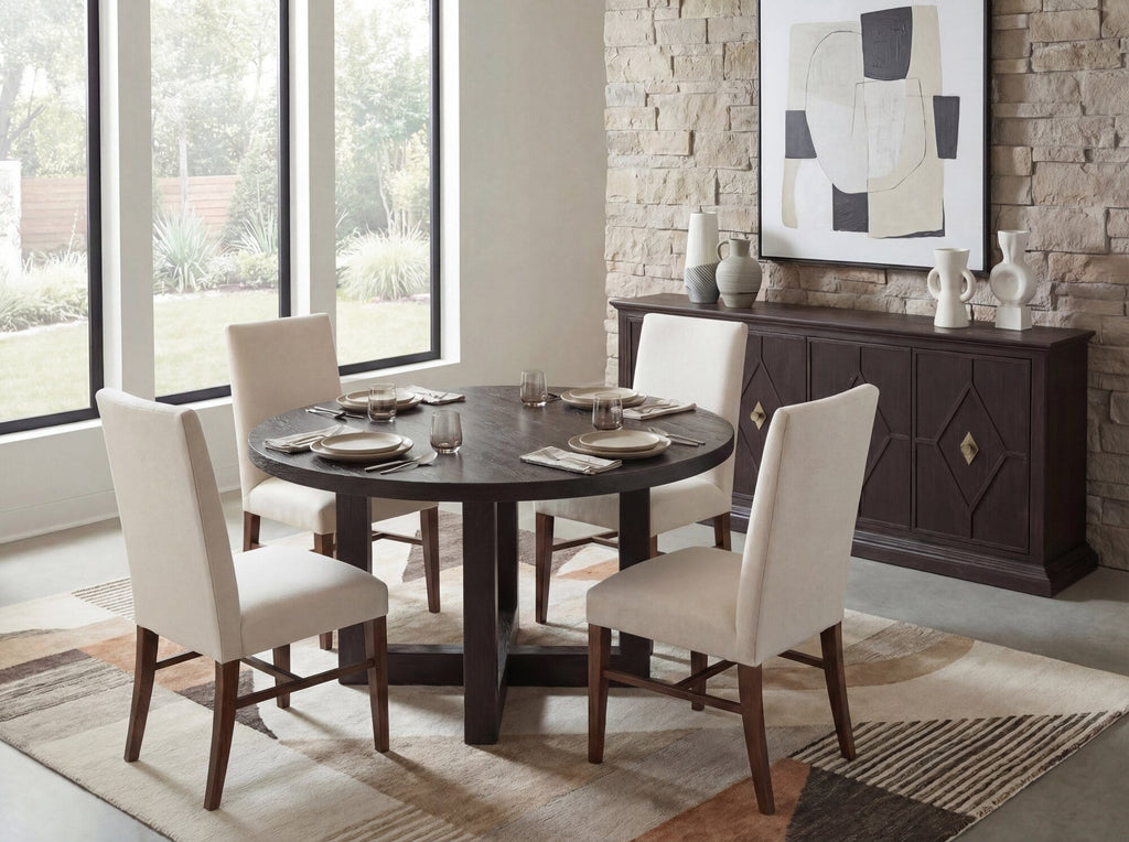Driftwood 60" Round Dining Table