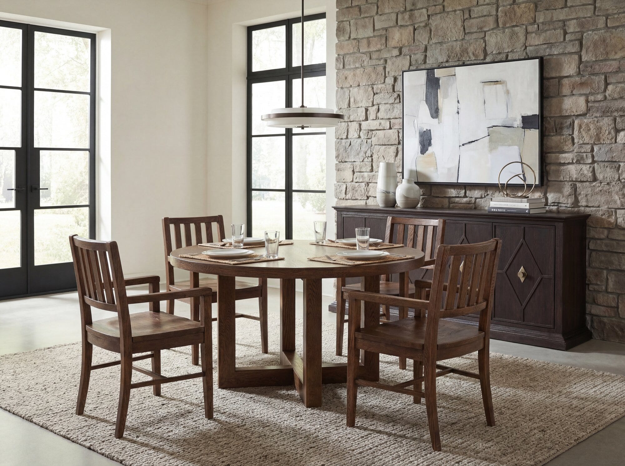 Driftwood Splatback Arm Chair