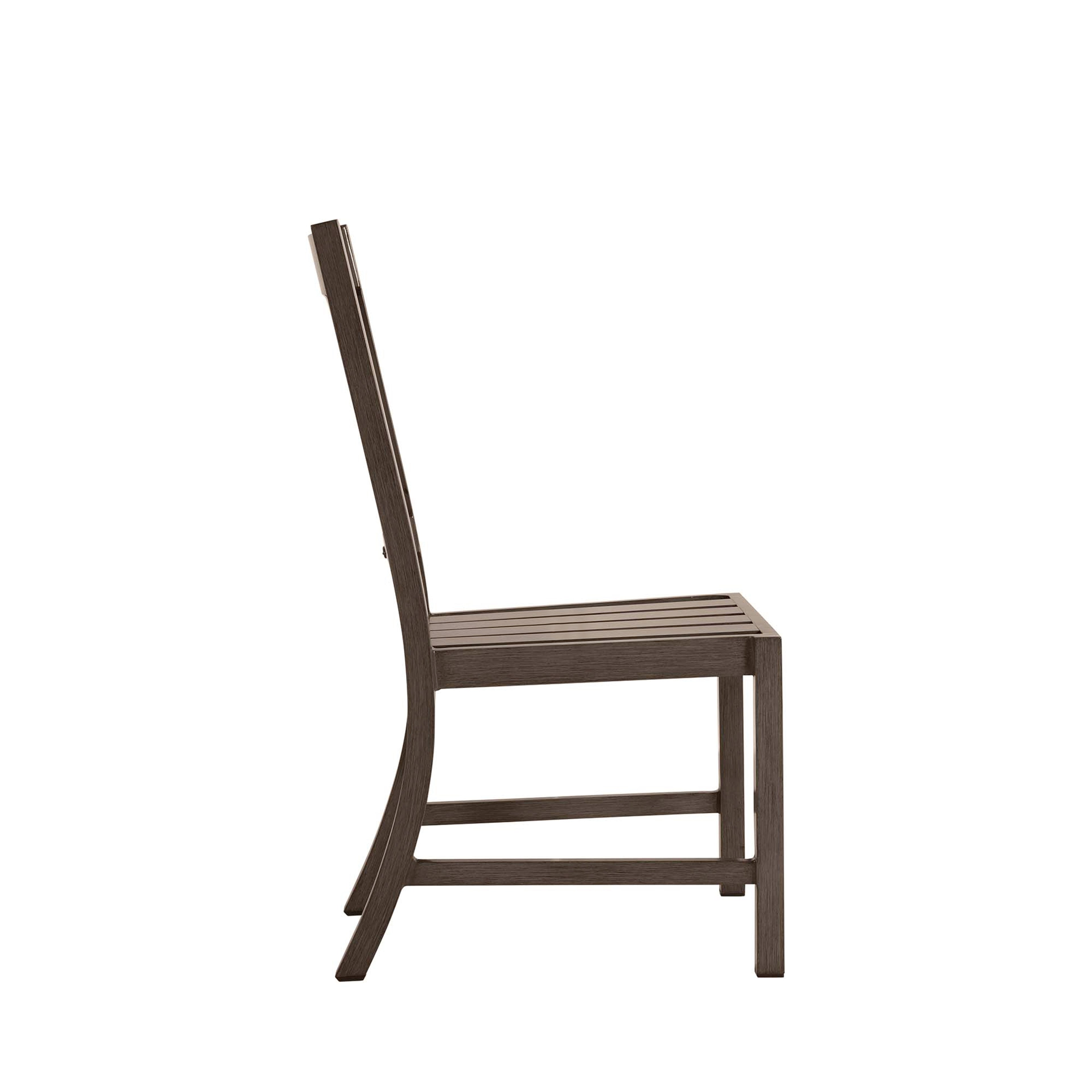 Club Croquet Aluminum Outdoor Side Chair