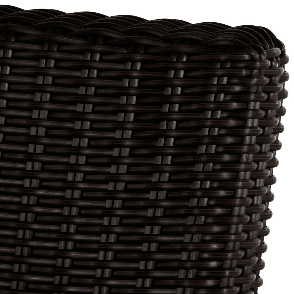Club Woven Resin Wicker Outdoor Lounge Chair