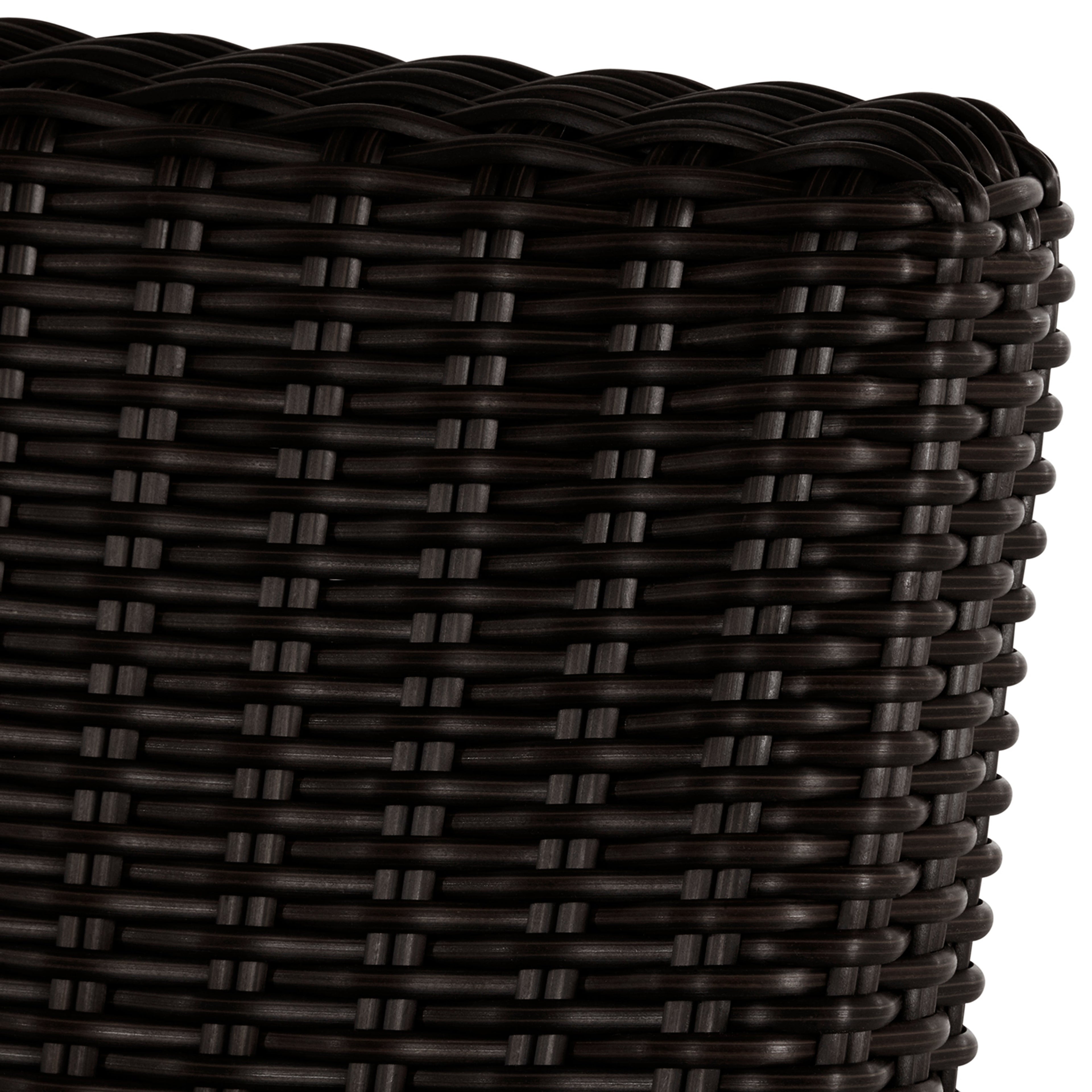 Club Woven Resin Wicker Outdoor Lounge Chair